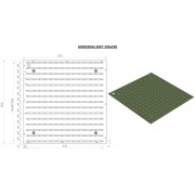 Светильник UNIVERSAL-SOFT 46 595x595x55 CRI80 5000 opal-sand