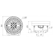 Светильник Wheel 150/Г60/840/05/P IP65 кронштейн