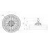 Светильник Wheel 205/Г60/850/04/B IP65 подвесной Светильник Wheel 205/Г60/850/04/B IP65 подвесной