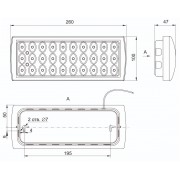 Аварийная подсветка ДПА 2101 4ч IP20