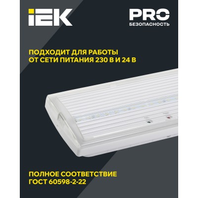 Аварийная подсветка ДПА 5032-3 постоянного действия 10-24/220В 3ч IP20 Аварийная подсветка ДПА 5032-3 постоянного действия 10-24/220В 3ч IP20