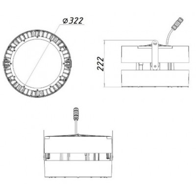 Светильник L-industry II PRO 210/К15/5,0К/04 IP65 Светильник L-industry II PRO 210/К15/5,0К/04 IP65