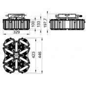 Светильник L-lego II 500 425/Г60/4,0К/L100/010 IP66