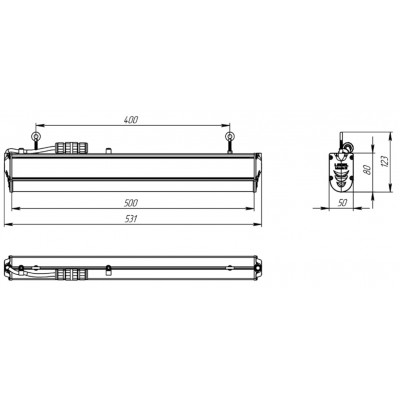 Светильник L-trade II 20/19/К15/5,0К/01 IP66 Светильник L-trade II 20/19/К15/5,0К/01 IP66