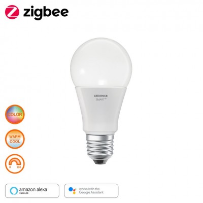 Светодиодная лампа Smart+ZB Classic Multicolour 60 10W E27 Светодиодная лампа Smart+ZB Classic Multicolour 60 10W E27