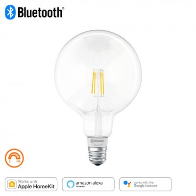 Светодиодная лампа Smart+BT Filament Globe Dimmable 60 6W/2700K E27 Светодиодная лампа Smart+BT Filament Globe Dimmable 60 6W/2700K E27