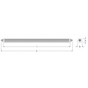 DP COMPACT 1200 23W 4000K IP66 GY LEDV