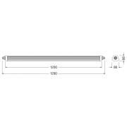 DP COMPACT 1200 44W 4000K IP66 GY LEDV