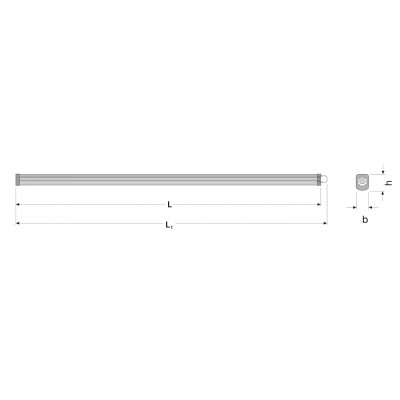 Светильник DP Eco Class Slim 36W 865 230V IP65 Светильник DP Eco Class Slim 36W 865 230V IP65