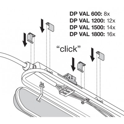 Светильник DP Value 1800 70 W 4000 K IP65 Светильник DP Value 1800 70 W 4000 K IP65
