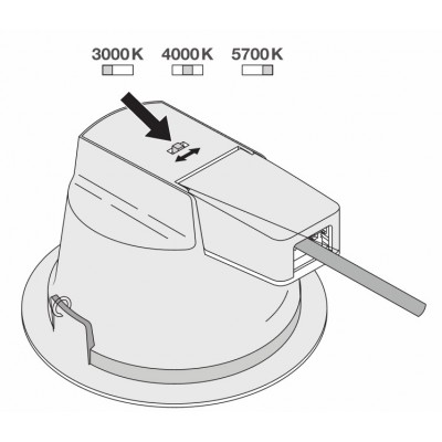 Светодиодный даунлайт DL COMFORT DN205 20W/3CCT 60DEG WT Светодиодный даунлайт DL COMFORT DN205 20W/3CCT 60DEG WT