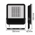 Прожектор FL AREA 145W/840 Asym 48x92 BK Прожектор FL AREA 145W/840 Asym 48x92 BK