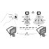 Прожектор FL COMP SEN V 50W 830 SYM 100 BK Прожектор FL COMP SEN V 50W 830 SYM 100 BK