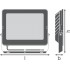 Прожектор FL COMP V 180W 865 SYM 100 BK Прожектор FL COMP V 180W 865 SYM 100 BK