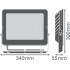 Прожектор FL COMP V 180W 865 SYM 100 BK Прожектор FL COMP V 180W 865 SYM 100 BK