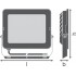 Прожектор FL COMP V 90W 865 SYM 100 BK Прожектор FL COMP V 90W 865 SYM 100 BK