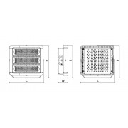Прожектор FL Eco Class HP 300W 840 W 40500 BK