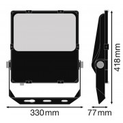 Прожектор FL PRF Asym 55x110 100W 3000K BK