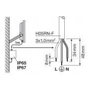 Прожектор FL PFM G3 200W/3000K SYM 100 BK