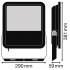 Прожектор FL PFM G3 125W/4000K SYM 100 BK Прожектор FL PFM G3 125W/4000K SYM 100 BK