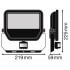 Прожектор FL PFM S 50W/3000K SYM 100 BK Прожектор FL PFM S 50W/3000K SYM 100 BK