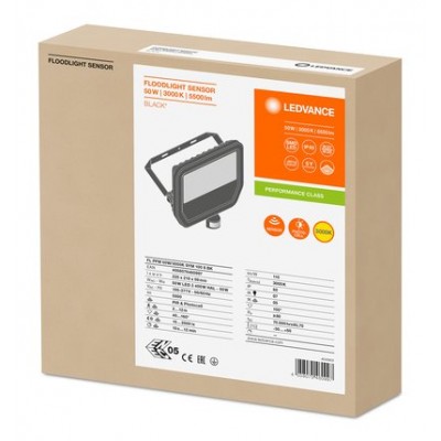 Прожектор FL PFM S 50W/3000K SYM 100 BK Прожектор FL PFM S 50W/3000K SYM 100 BK