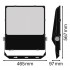 Прожектор FL PRF Sym 60 290W 4000K BK Прожектор FL PRF Sym 60 290W 4000K BK