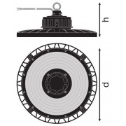HB g3 155W/4000K 70DEG IP65 LEDV