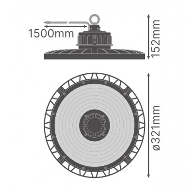 Светильник HB P GEN4 147W 865 110DEG IP65 Светильник HB P GEN4 147W 865 110DEG IP65