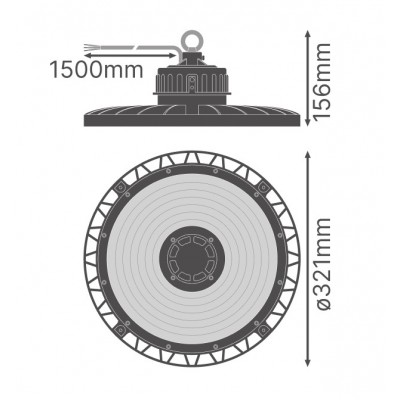 Светильник HB P GEN4 190W 840 70DEG IP65 Светильник HB P GEN4 190W 840 70DEG IP65