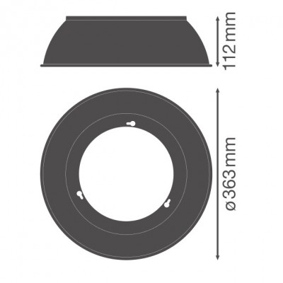 Отражатель REFL 225W 80DEG SI HB Compact V Отражатель REFL 225W 80DEG SI HB Compact V