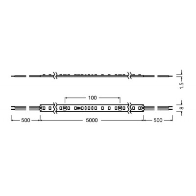Свтодиодная лента LS VALUE 500/827/5 Свтодиодная лента LS VALUE 500/827/5