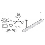 LN SURFACE IP44 1200 36W 3000K WT LEDV