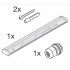 Линейный светодиодный светильник LN SURFACE IP44 1200 36W 4000K WT LEDV Линейный светодиодный светильник LN SURFACE IP44 1200 36W 4000K WT LEDV