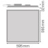Светильник PANEL COMFORT 600 P 28W 840 PS Светильник PANEL COMFORT 600 P 28W 840 PS