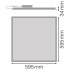 Светильник PANEL COMPACT 600 V 35W 940 U19 Светильник PANEL COMPACT 600 V 35W 940 U19