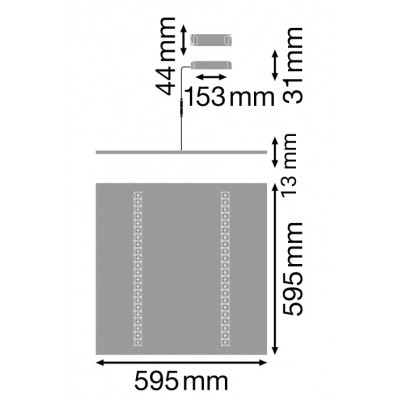 Аварийный светильник PANEL IndiviLED EM 600 33W/4000K Аварийный светильник PANEL IndiviLED EM 600 33W/4000K