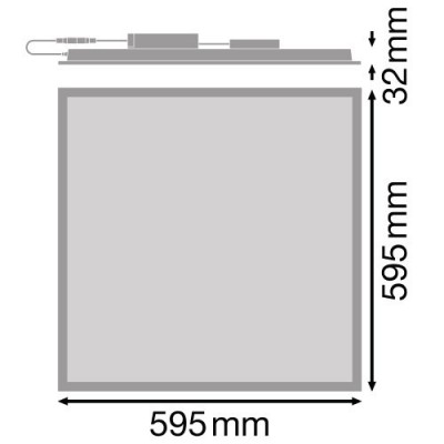 Универсальная светодиодная панель PL PFM DALI 600 36W/4000K LEDV Универсальная светодиодная панель PL PFM DALI 600 36W/4000K LEDV