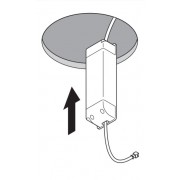 SP LED FIX 8W/3000K WT DIM IP44 LEDV