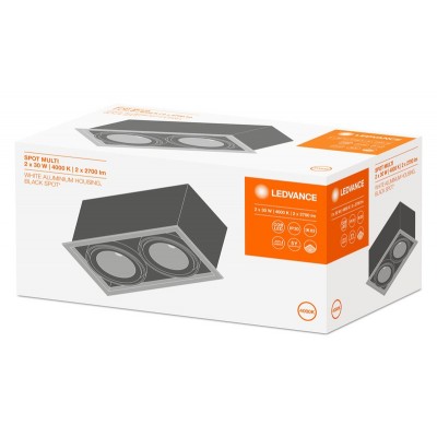 Спот светильник SP MULTI 2 x 30W/4000K FL WT/BK Спот светильник SP MULTI 2 x 30W/4000K FL WT/BK