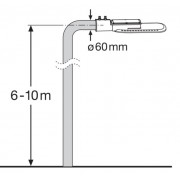 ECO CLASS AREA SPD 45W 830 5175 GR LEDV