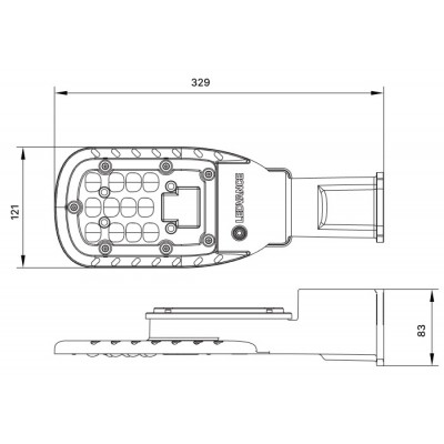 Светильник Eco Class AREA S 30W 840 3600 Gr Светильник Eco Class AREA S 30W 840 3600 Gr