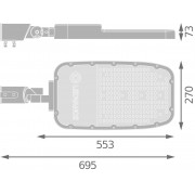 Светильник SL AREA Spd XL V 150W 740 RV35ST Gy