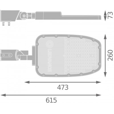 Светильник SL AREA Spd LA V 90W 730 RV35ST Gy Светильник SL AREA Spd LA V 90W 730 RV35ST Gy