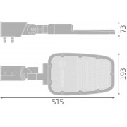 Светильник SL AREA MD V 65W 765 RV20ST Gy