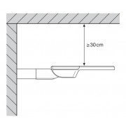 Светильник SL FLEX LA P 158W 740 RV25ST WAL