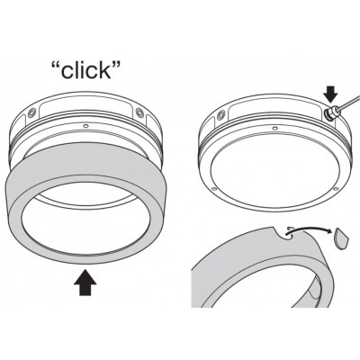 Накладка декоративная Ring 250 WT SF BLKH Накладка декоративная Ring 250 WT SF BLKH