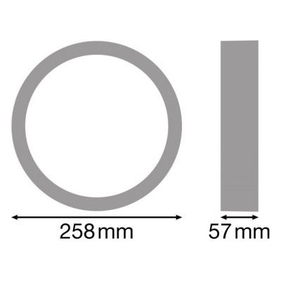 Накладка декоративная Ring 250 WT SF BLKH Накладка декоративная Ring 250 WT SF BLKH