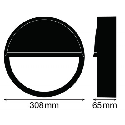 Накладка декоративная Eyelid 300 BK SF BLKH Накладка декоративная Eyelid 300 BK SF BLKH