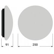 ЖКХ светильник SF CIRCULAR Sen 250 V 13W 830 IP44